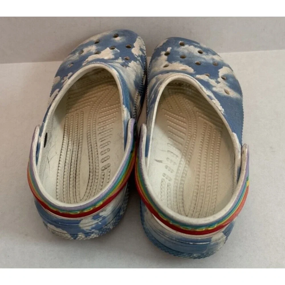 Crocs Kids Simpsons Cayman Graphic Boys Girls Summer Slip On Sandals Clogs Sz J1